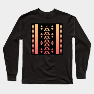 “Dimensional Source” - V.5 Orange/Yellow - (Geometric Art) (Dimensions) - Doc Labs Long Sleeve T-Shirt